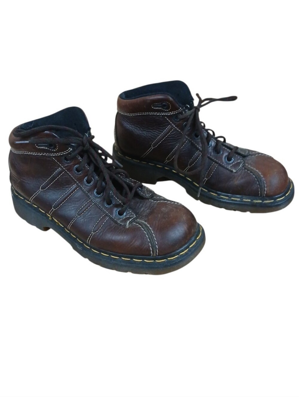 Dr. Martens Vintage Brown Leather Lace-Up Ankle Boots Size 7